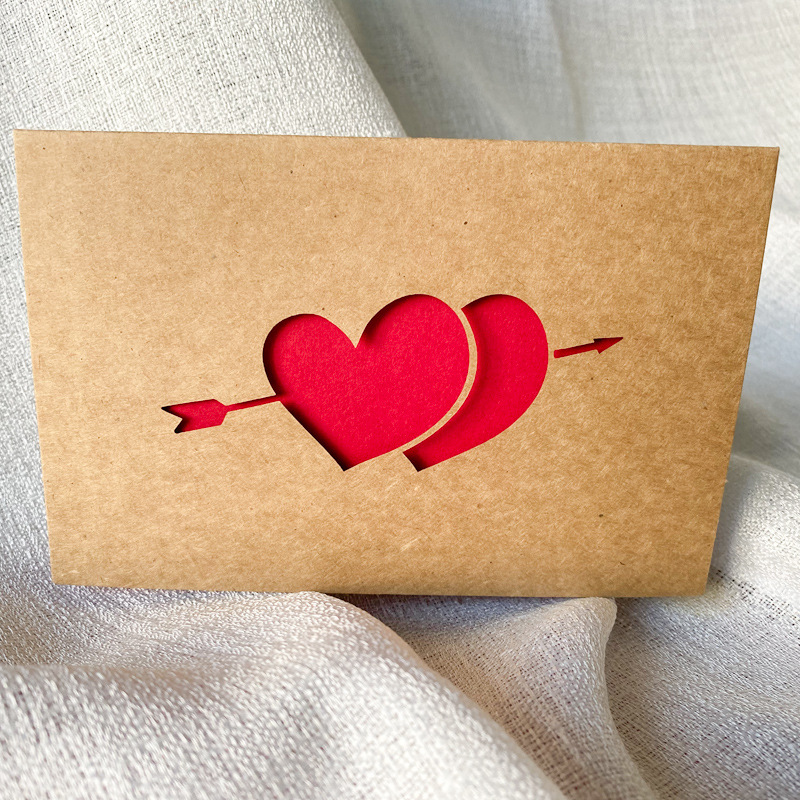 Love Gift Cards Red Kraft Pape - đánh giá và giá Wedding Supply Business