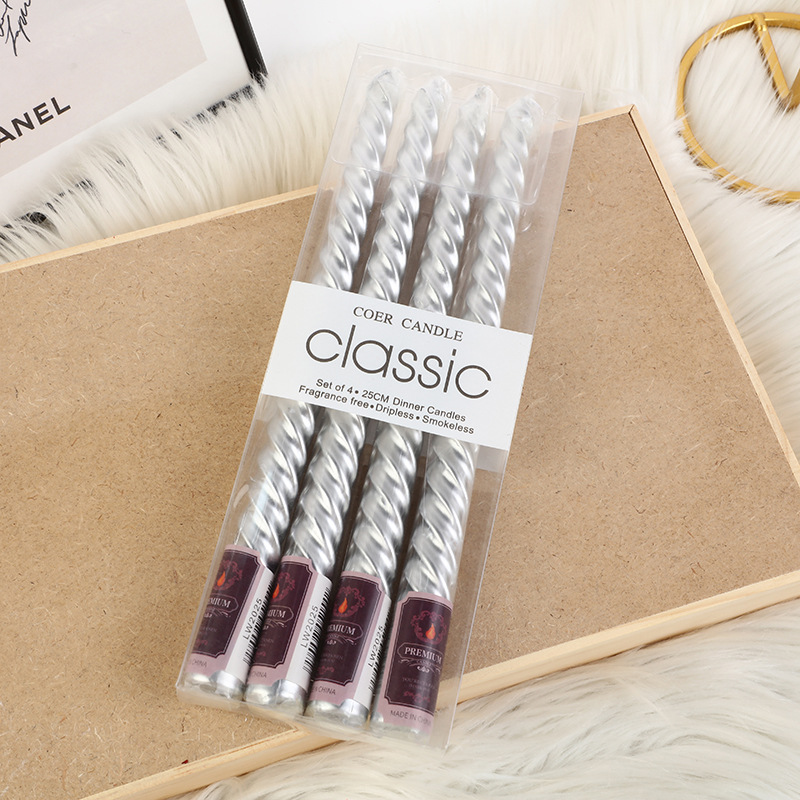 4pcs European-style Long-pole  - đánh giá và giá Unity Candle Set