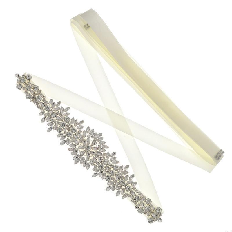 Pha lê sang trọng Thắt lưng cư - đánh giá và giá Bridal Sash Ribbon