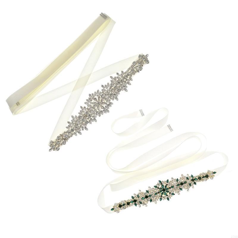 Pha lê sang trọng Thắt lưng cư - đánh giá và giá Bridal Sash Ribbon