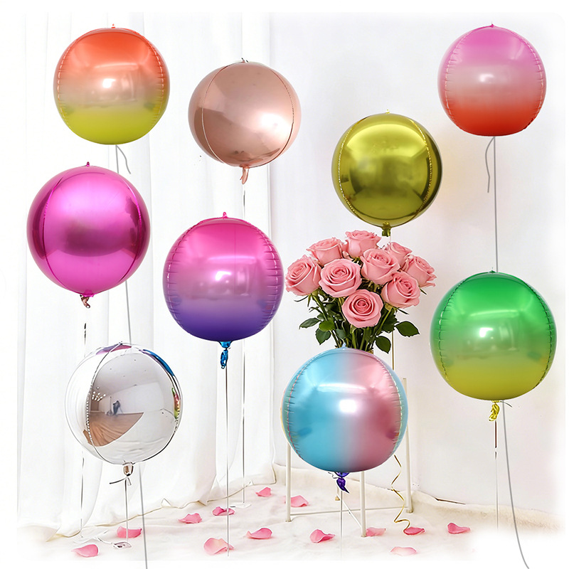 5pcs 10 18 22 Inch 4D Round Me - đánh giá và giá Wedding Decor Supply Store