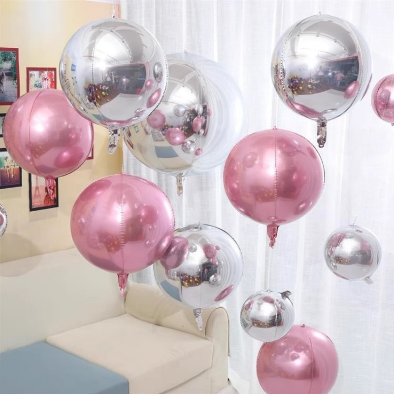 5pcs 10 18 22 Inch 4D Round Me - đánh giá và giá Wedding Decor Supply Store