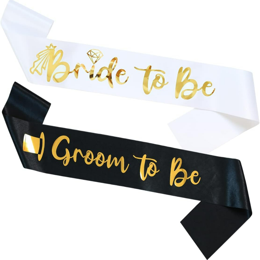 2pcs/1set Bachelorette Party S - đánh giá và giá Bridal Sash Ribbon