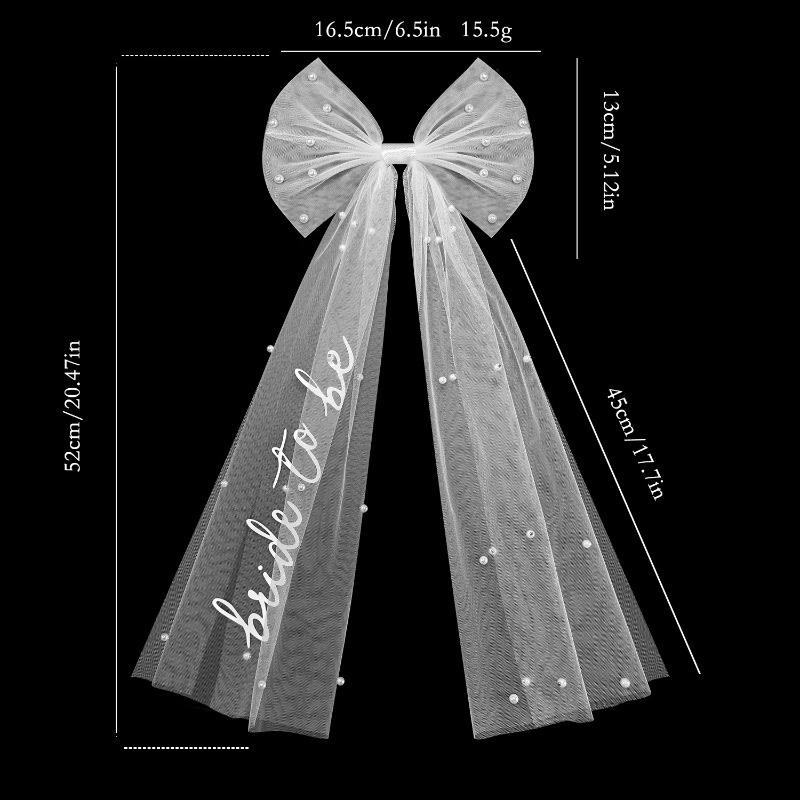 Bride To Be Bow Veil - Bachelo - đánh giá và giá Wedding Supply List