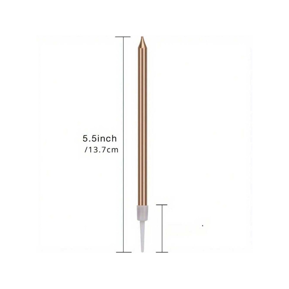 24 Pieces Metallic Candle Long - đánh giá và giá Unity Candle Set