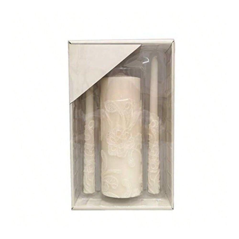 Inch High Cream Wedding Unity  - đánh giá và giá Unity Candle Set
