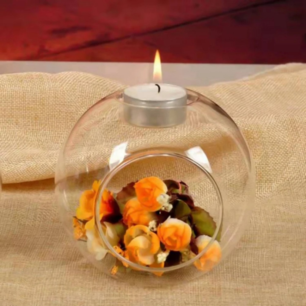 6/12pcs Glass Round Hollow Can - đánh giá và giá Unity Candle Set
