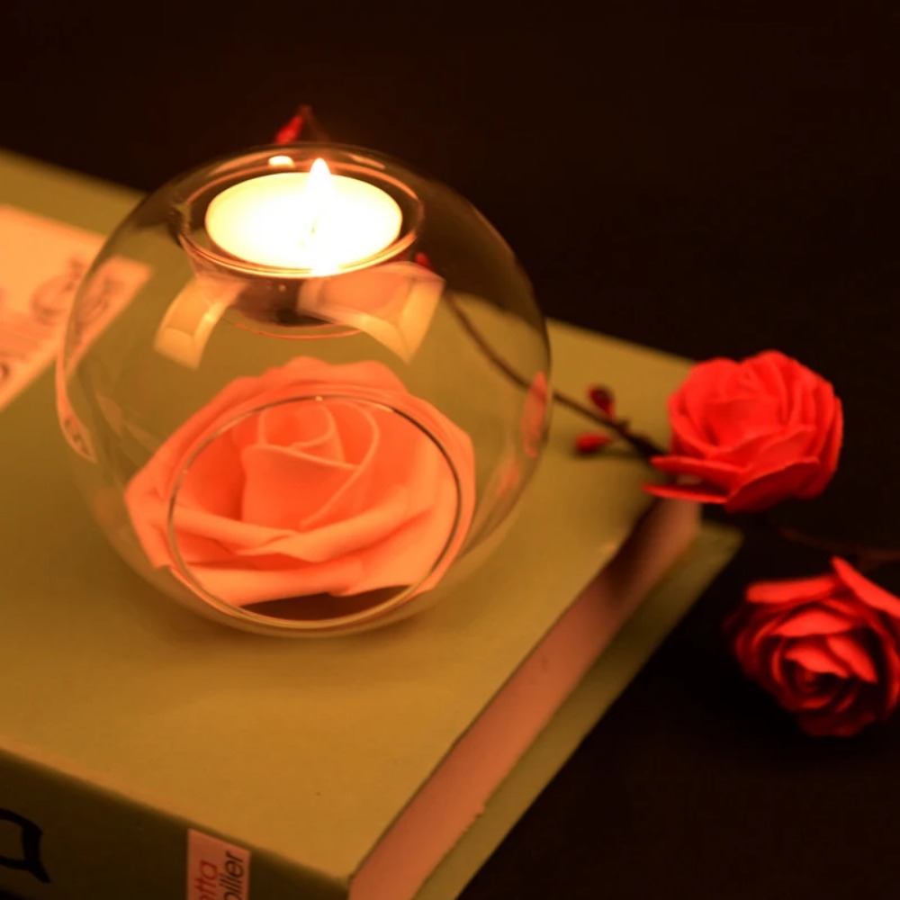 6/12pcs Glass Round Hollow Can - đánh giá và giá Unity Candle Set