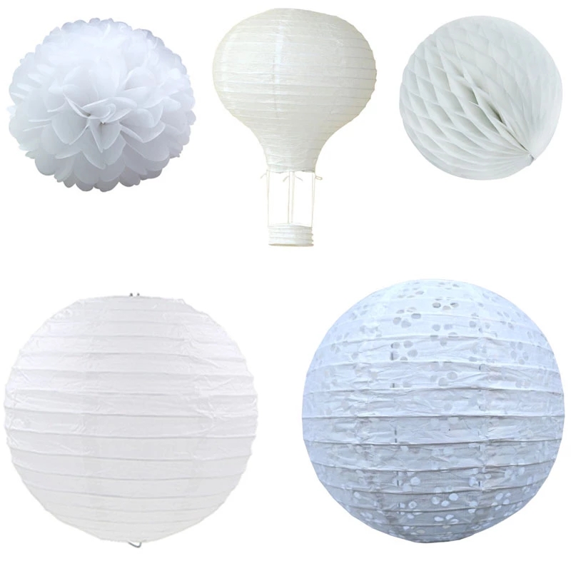 1pc White series Chinese paper - đánh giá và giá Wedding Event Supply