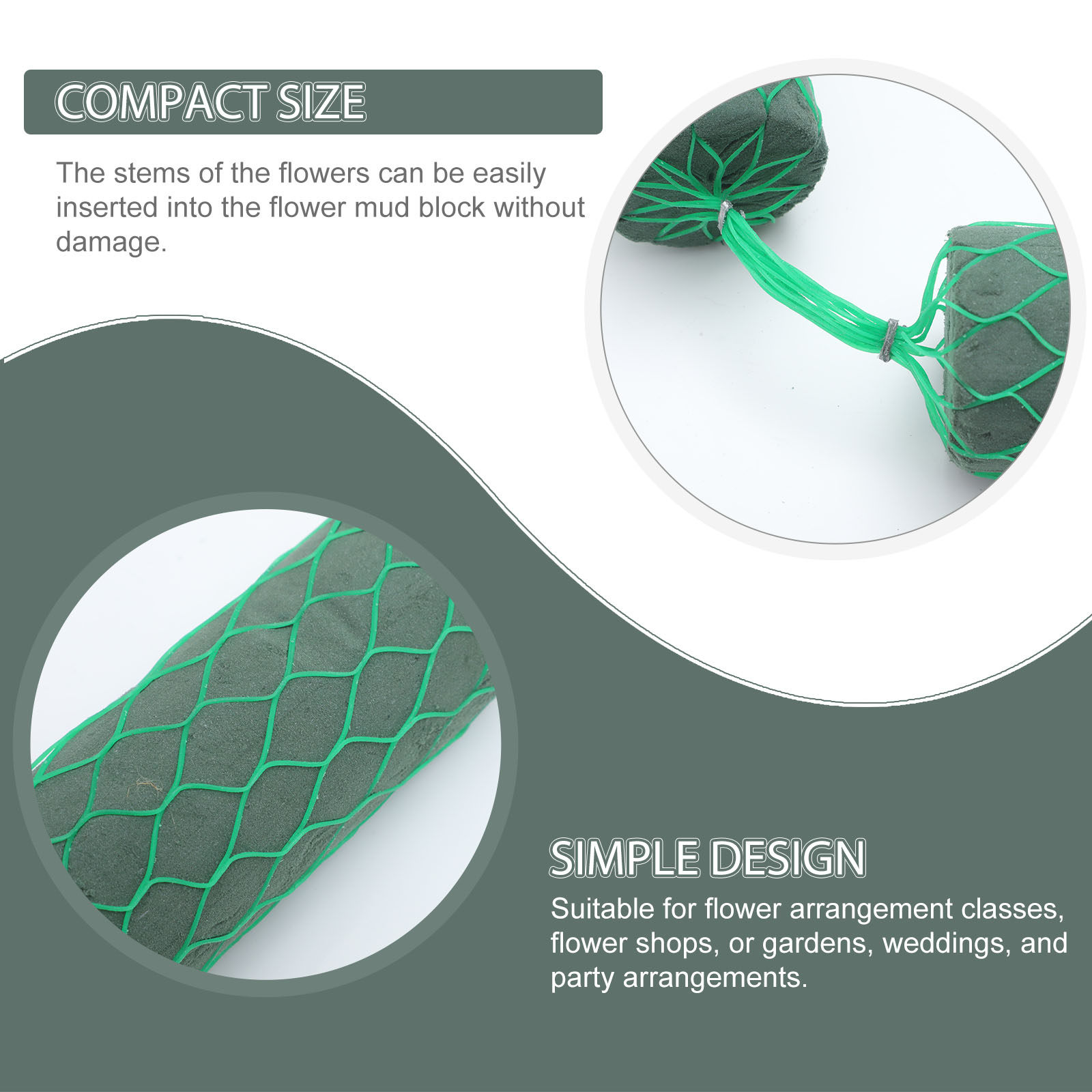1Set Sausage Shape Floral Foam - đánh giá và giá Wedding Supply Decor