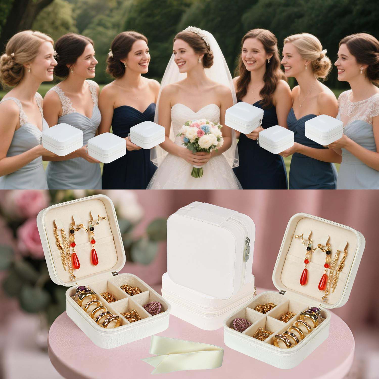 6-50pcs Travel Jewelry Case Br - đánh giá và giá Wedding Supply List