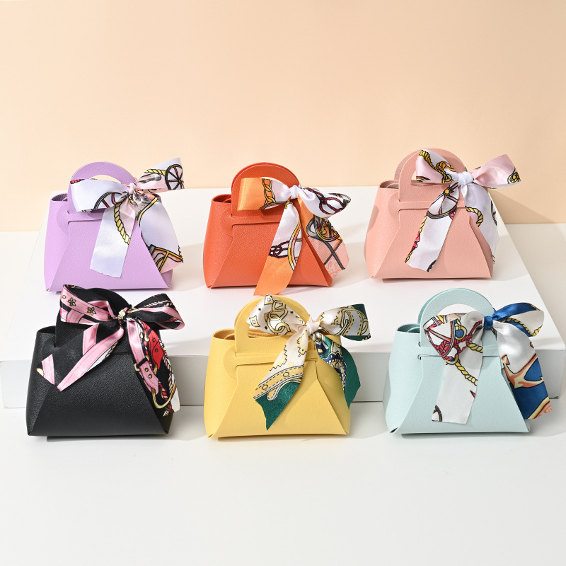 10Pcs Leather Blue Gift Bags W - đánh giá và giá Wedding Supply List