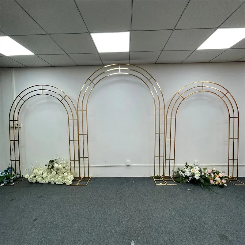 Metallic Gold Wedding Arch Sta - đánh giá và giá Wedding Decor Supply Store