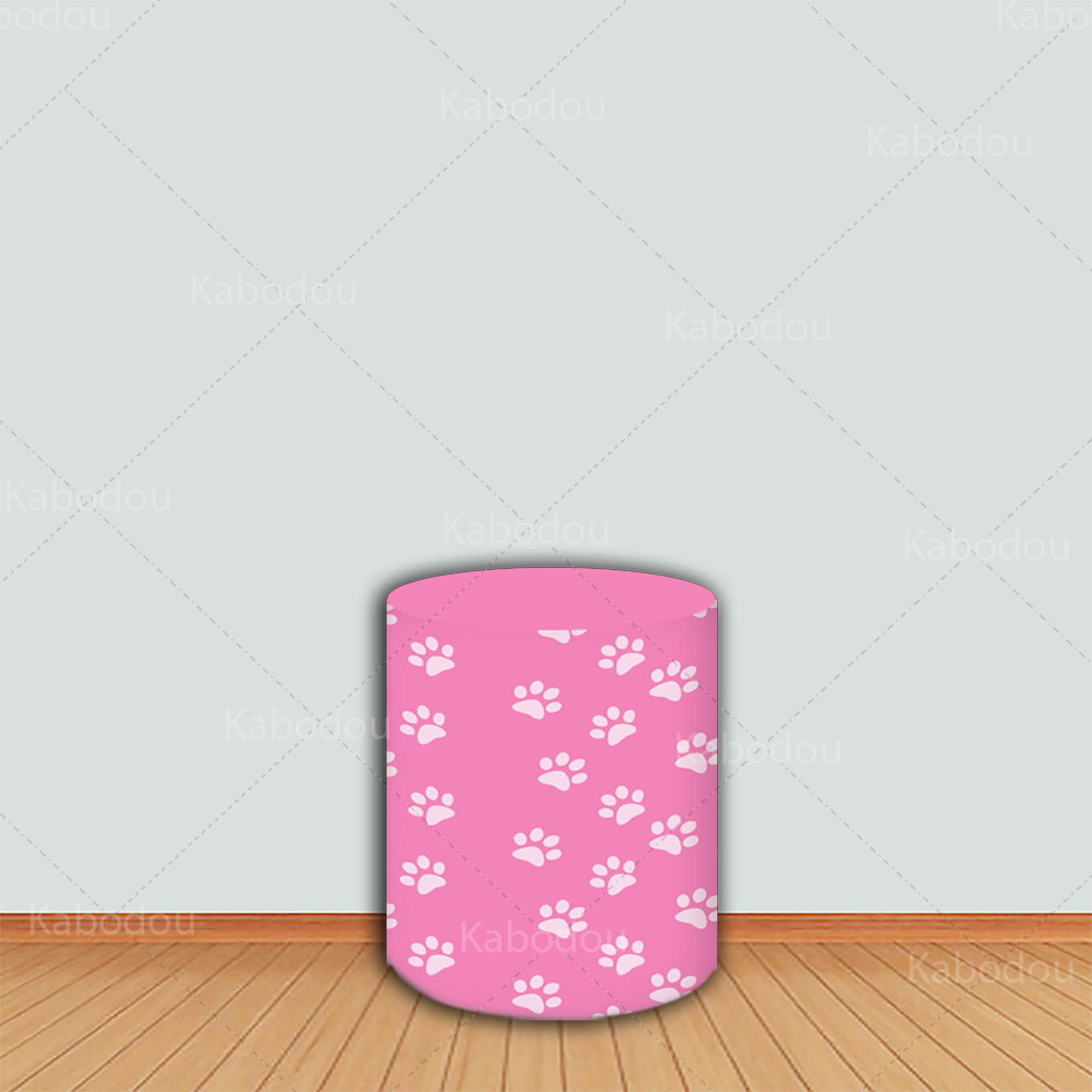 Patrols Round Backdrop Pink Sk - đánh giá và giá Photo Booth Prop