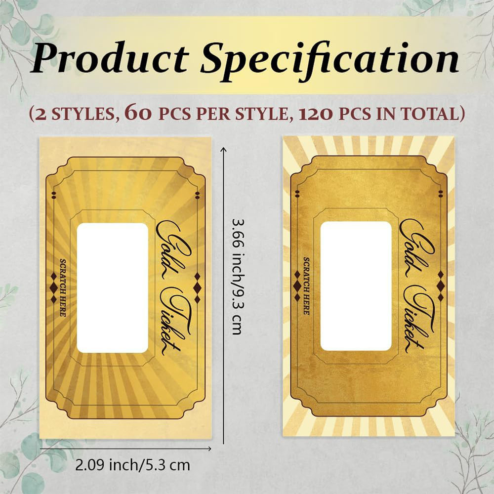 20 pcs Gold Scratch off Cards  - đánh giá và giá Wedding Supply Business